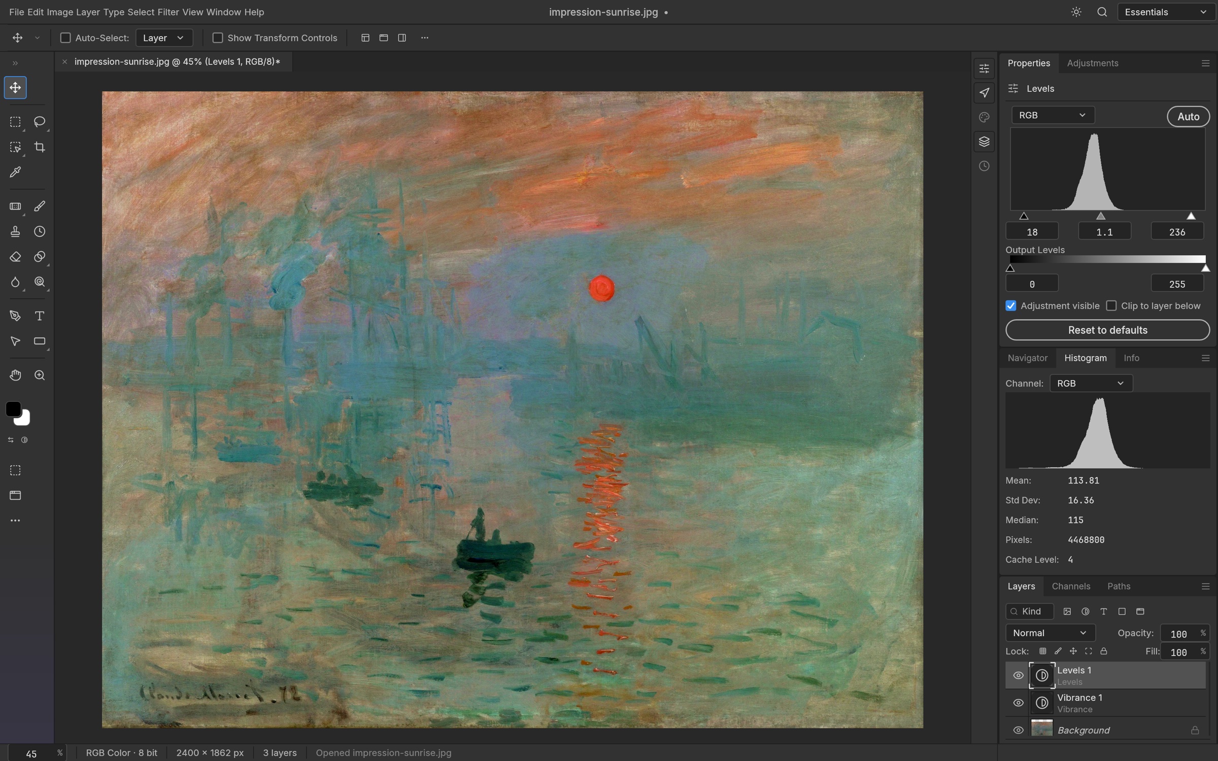 PhotoCraft editor with Curves adjustment controls and layers